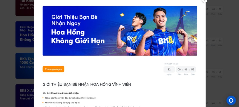 Anh em sẽ được nhận hoa hồng khi giới thiệu thêm người tham gia